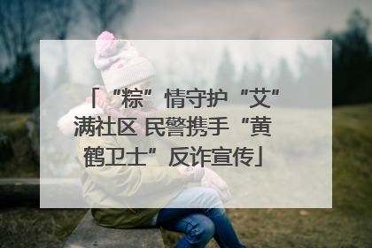 “粽”情守护“艾”满社区 民警携手“黄鹤卫士”反诈宣传