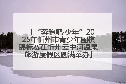 “奔跑吧·少年”2025年忻州市青少年围棋锦标赛在忻州云中河温泉旅游度假区圆满举办