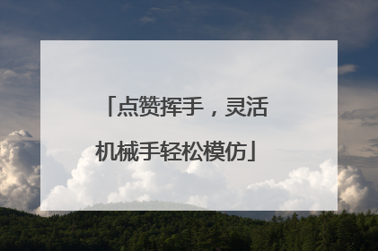 点赞挥手，灵活机械手轻松模仿