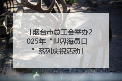 烟台市总工会举办2025年“世界海员日”系列庆祝活动