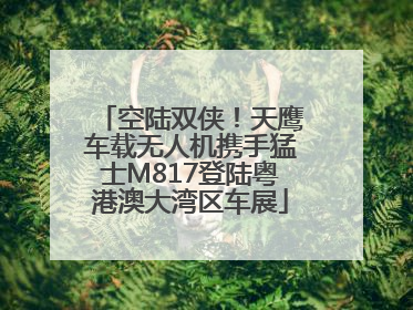 空陆双侠！天鹰车载无人机携手猛士M817登陆粤港澳大湾区车展