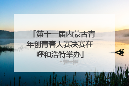 第十一届内蒙古青年创青春大赛决赛在呼和浩特举办