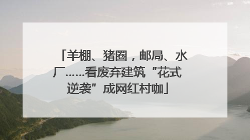 羊棚、猪圈，邮局、水厂……看废弃建筑“花式逆袭”成网红村咖