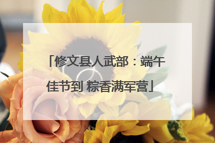修文县人武部：端午佳节到 粽香满军营