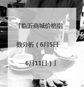 临沂商城价格指数分析（6月5日—6月11日）