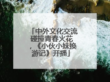 中外文化交流 碰撞青春火花，《小伙小妹换游记》开播