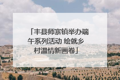 丰县师寨镇举办端午系列活动 绘就乡村温情新画卷