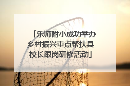 乐师附小成功举办乡村振兴重点帮扶县校长跟岗研修活动