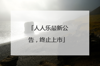 人人乐最新公告，终止上市