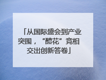 从国际盛会到产业突围，“醴花”竞相交出创新答卷