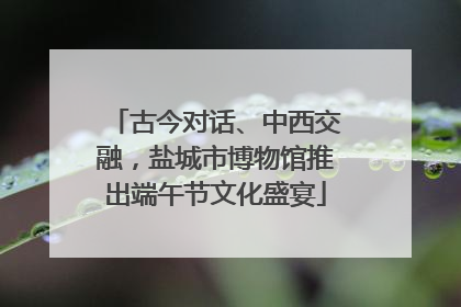 古今对话、中西交融，盐城市博物馆推出端午节文化盛宴