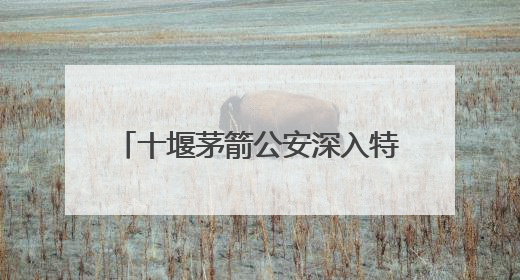 十堰茅箭公安深入特种行业开展禁毒宣传共筑“无毒”屏障