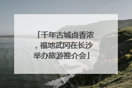 千年古城卤香浓，福地武冈在长沙举办旅游推介会