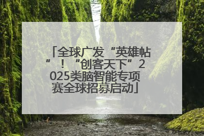全球广发“英雄帖”！“创客天下”2025类脑智能专项赛全球招募启动