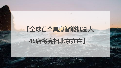 全球首个具身智能机器人4S店将亮相北京亦庄