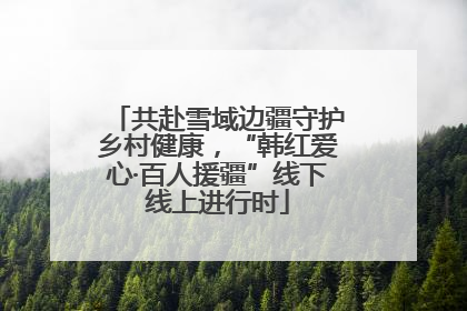 共赴雪域边疆守护乡村健康，“韩红爱心·百人援疆”线下线上进行时
