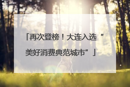 再次登榜！大连入选“美好消费典范城市”