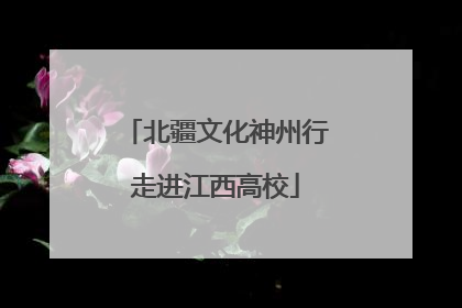 北疆文化神州行走进江西高校