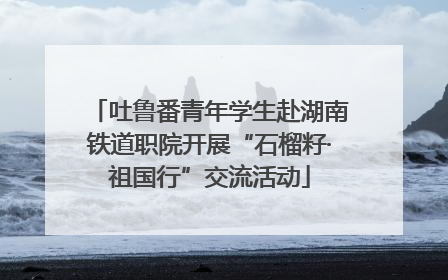 吐鲁番青年学生赴湖南铁道职院开展“石榴籽·祖国行”交流活动