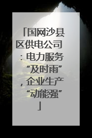 国网沙县区供电公司：电力服务“及时雨”，企业生产“动能强”