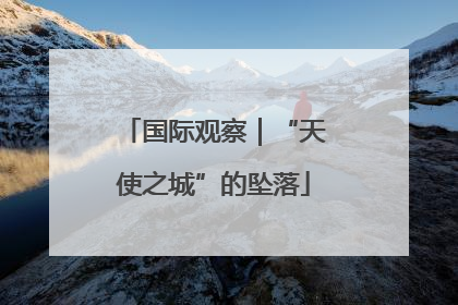 国际观察｜“天使之城”的坠落