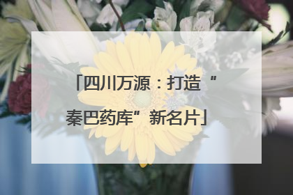 四川万源：打造“秦巴药库”新名片