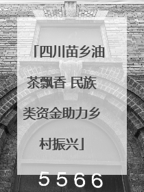 四川苗乡油茶飘香 民族类资金助力乡村振兴