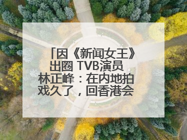 因《新闻女王》出圈 TVB演员林正峰：在内地拍戏久了，回香港会“切换”不过来
