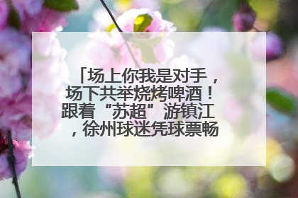 场上你我是对手，场下共举烧烤啤酒！跟着“苏超”游镇江，徐州球迷凭球票畅游名山胜景