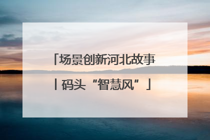 场景创新河北故事丨码头“智慧风”