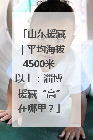 山东援藏｜平均海拔4500米以上：淄博援藏“高”在哪里？