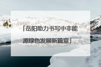 岳阳助力书写中非能源绿色发展新篇章