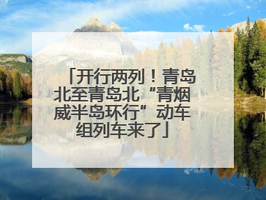 开行两列！青岛北至青岛北“青烟威半岛环行”动车组列车来了