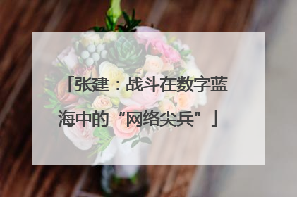 张建：战斗在数字蓝海中的“网络尖兵”