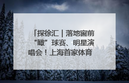探徐汇｜落地窗前“瞰”球赛、明星演唱会！上海首家体育特色高端酒店亮相