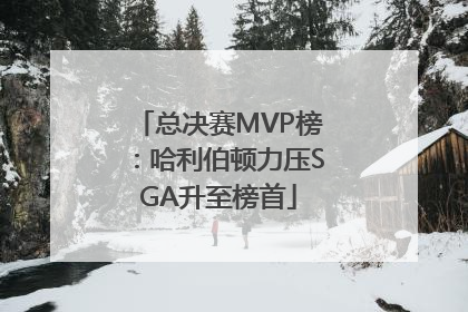 总决赛MVP榜：哈利伯顿力压SGA升至榜首