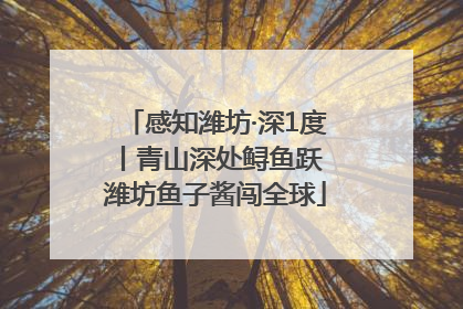 感知潍坊·深1度丨青山深处鲟鱼跃 潍坊鱼子酱闯全球