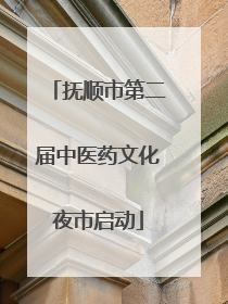 抚顺市第二届中医药文化夜市启动
