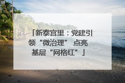 新泰宫里：党建引领“微治理” 点亮基层“网格红”
