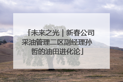 未来之光｜新春公司采油管理二区副经理孙哲的油田进化论