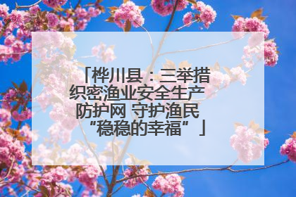 桦川县：三举措织密渔业安全生产防护网 守护渔民“稳稳的幸福”