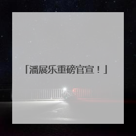 潘展乐重磅官宣！