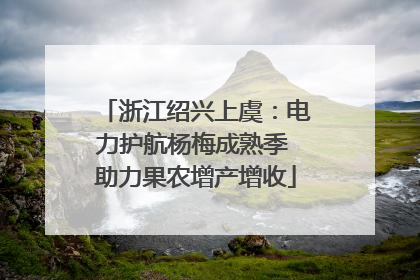浙江绍兴上虞：电力护航杨梅成熟季 助力果农增产增收