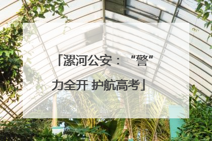 漯河公安：“警”力全开 护航高考