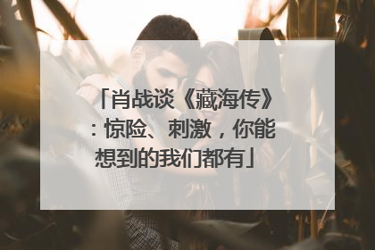 肖战谈《藏海传》：惊险、刺激，你能想到的我们都有