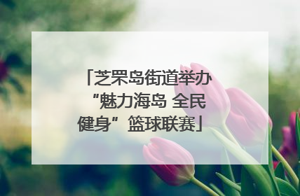 芝罘岛街道举办“魅力海岛 全民健身”篮球联赛