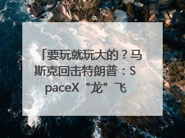 要玩就玩大的？马斯克回击特朗普：SpaceX“龙”飞船将立即退役！