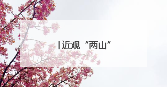 近观“两山”丨西溪往事