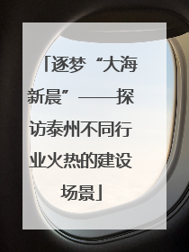 逐梦“大海新晨”——探访泰州不同行业火热的建设场景