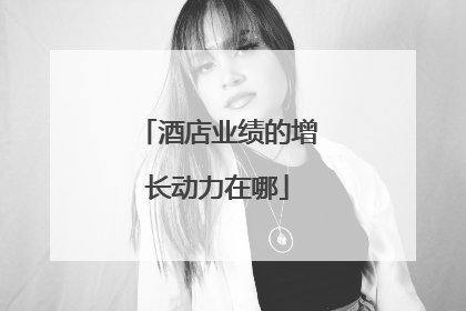 酒店业绩的增长动力在哪